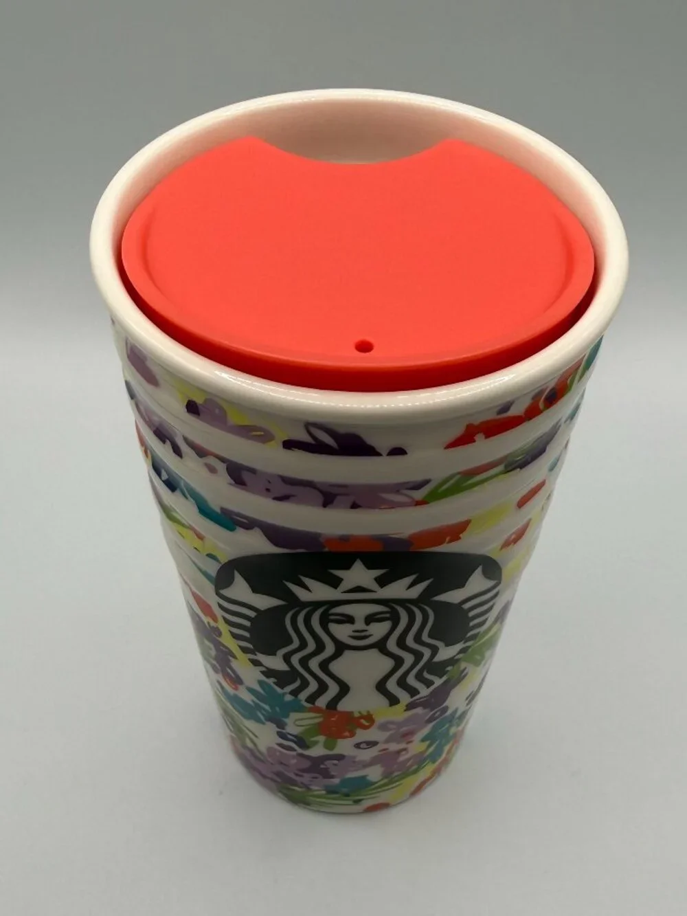 Starbucks 'Spring Floral' Ceramic Mug & Lid